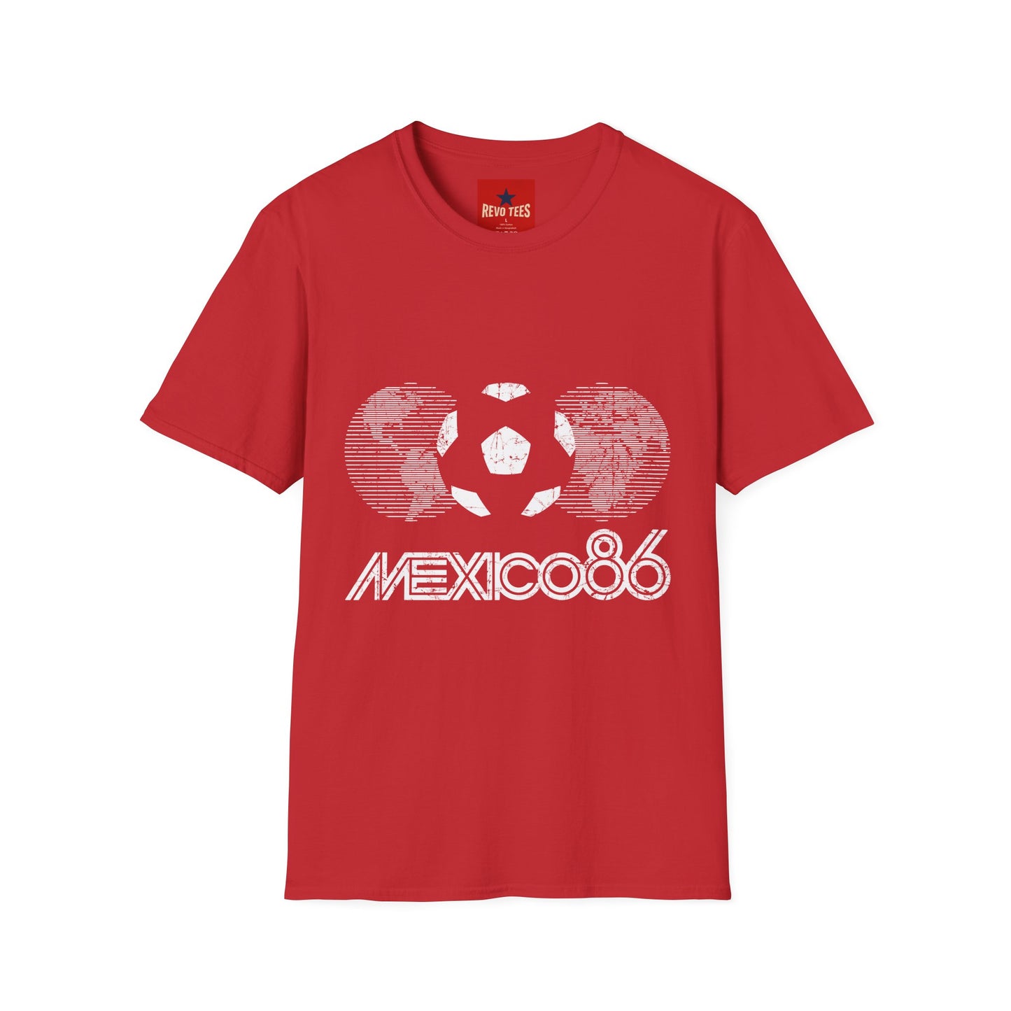 World Cup 2026 Mexico 86 Soccer Azteca Retro T-Shirt — Vintage World Cup Football Tee