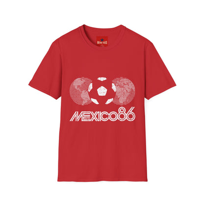 World Cup 2026 Mexico 86 Soccer Azteca Retro T-Shirt — Vintage World Cup Football Tee