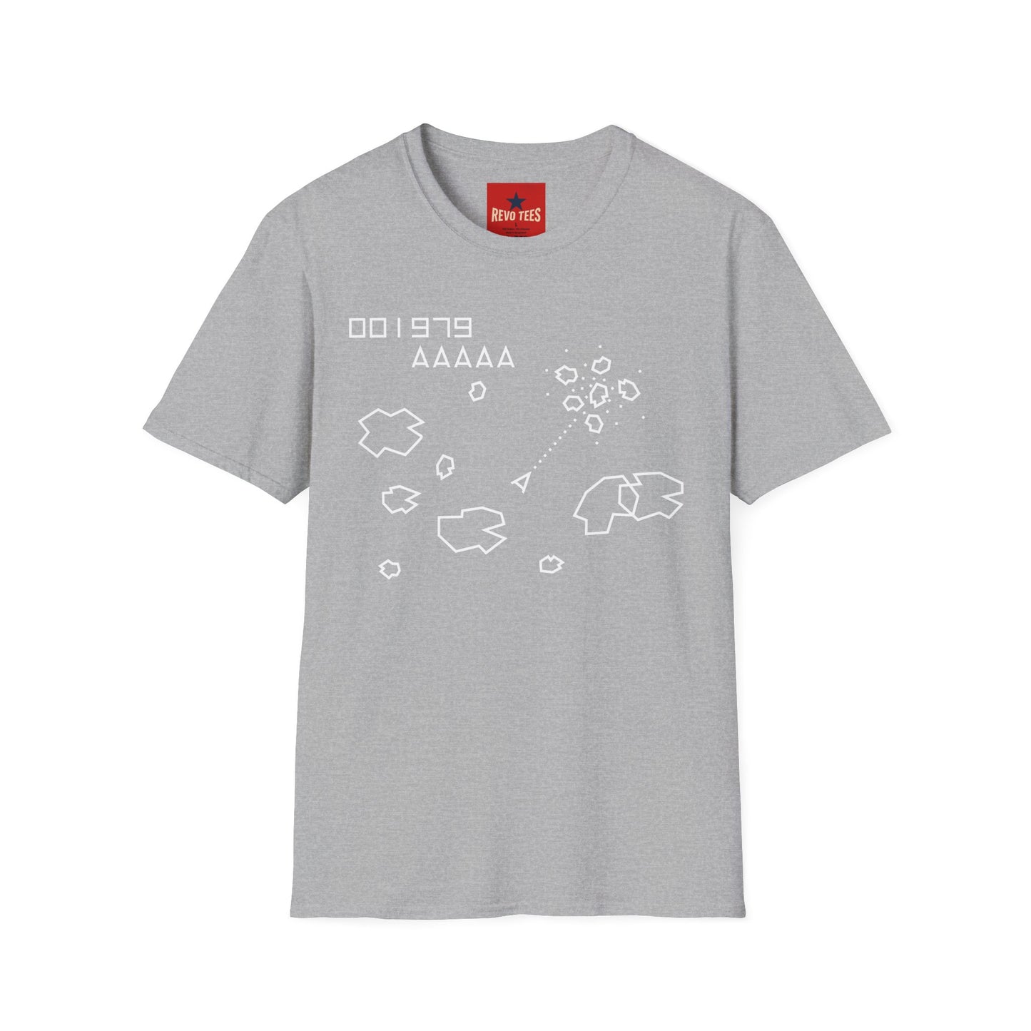 Retro Asteroids Arcade T‑Shirt — Vintage Space Shooter Gaming Tee