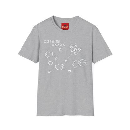 Retro Asteroids Arcade T‑Shirt — Vintage Space Shooter Gaming Tee