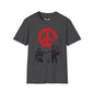Revotees Banksy Peace Symbol Graffiti Red Drip Street Art T-Shirt - alternate view 5