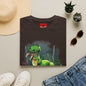 T-Rex Graphic T-Shirt – Cute Green Dinosaur Design