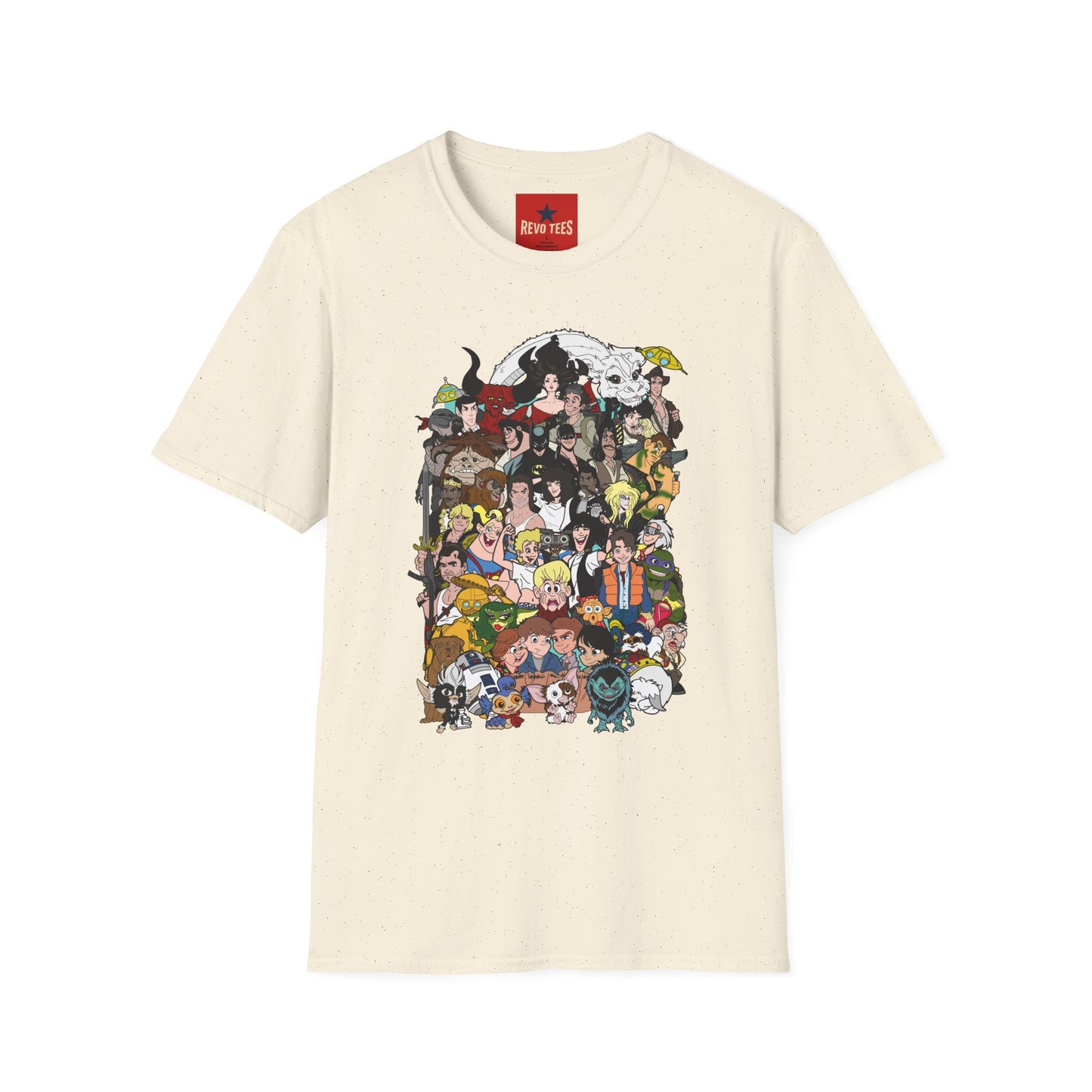 Anime Character Collage T-Shirt — Retro Studio Movie Tribute Tee