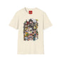 Anime Character Collage T-Shirt — Retro Studio Movie Tribute Tee