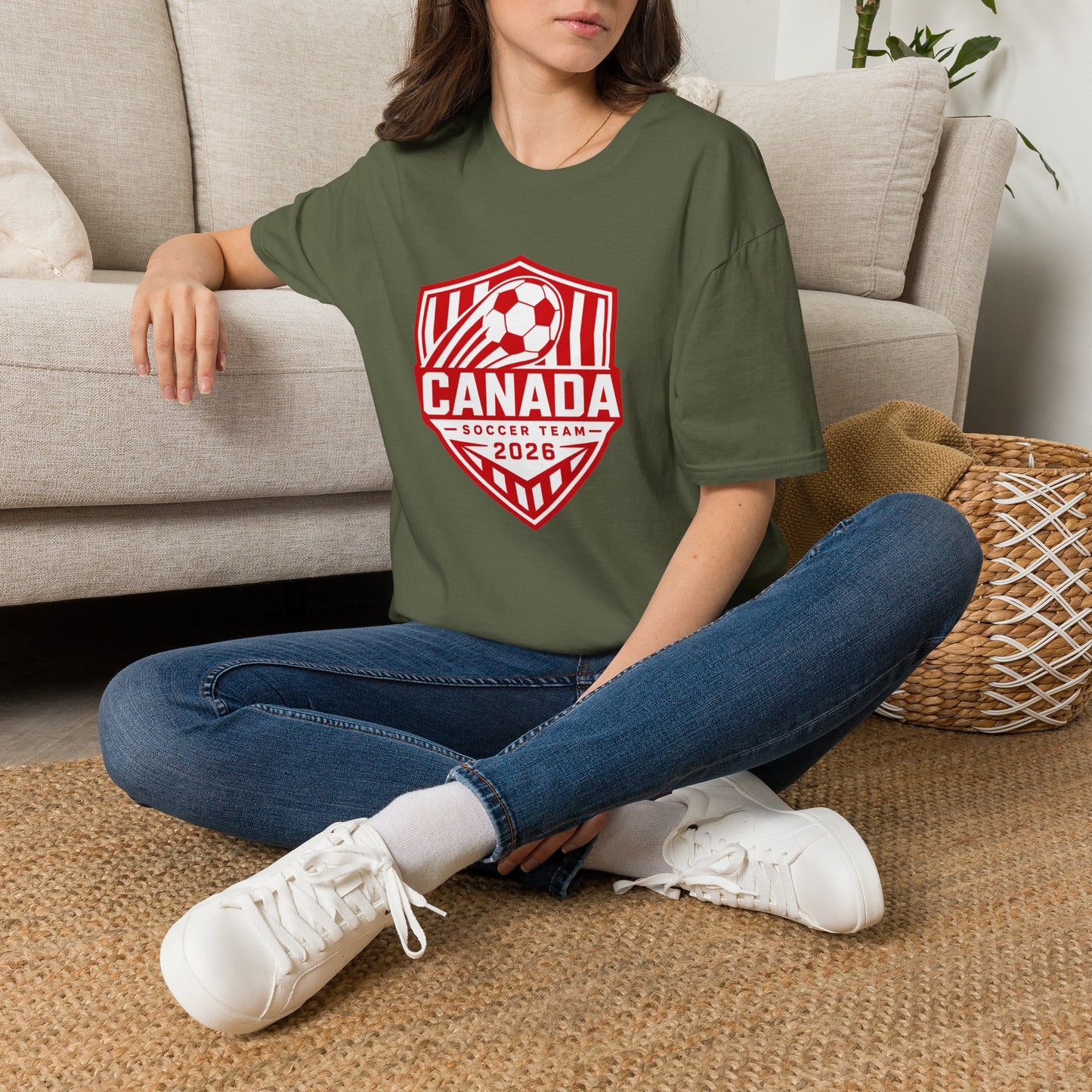 World Cup 2026 - Canada Soccer Team T‑Shirt — 2026 Crest Tee