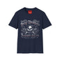 Lost Boys Skull & Crossed Guns T‑Shirt — Proud Brothers Vintage Motorcycle Tee