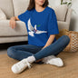 Banksy's Dove of Peace T‑Shirt — Flying Dove with Olive Branch & Earth Heart Graphic