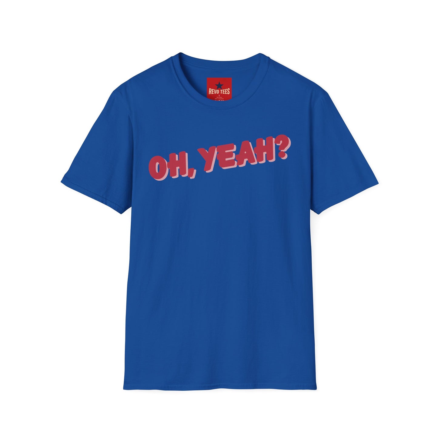 As Worn By - Jeff Back 'Oh Yeah?' - Unisex Softstyle T-Shirt