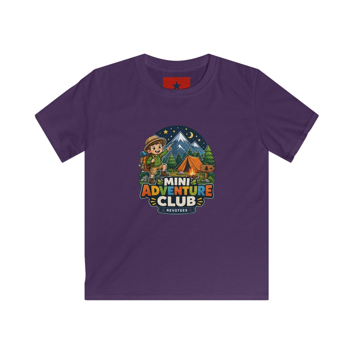 Kids Adventure Club T-Shirt — Mini Explorer Camping Tee