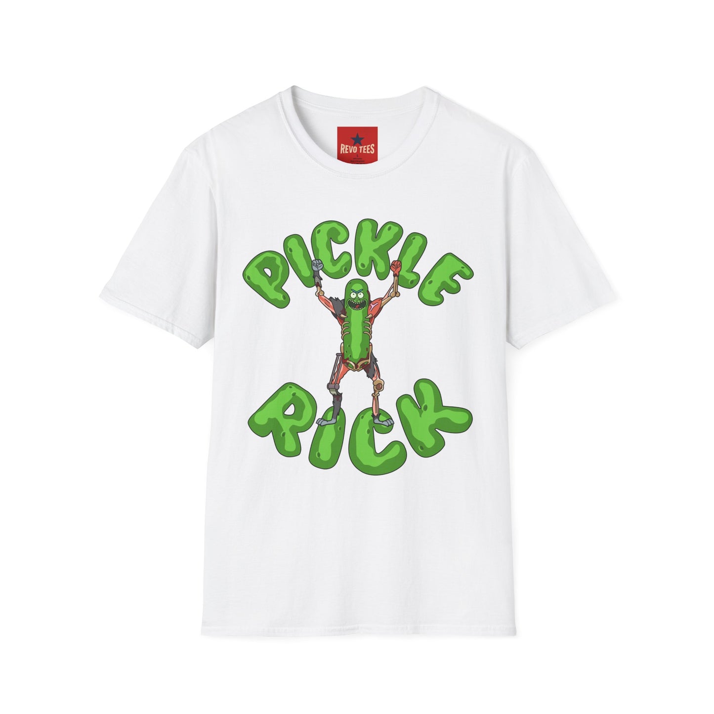 Pickle Rick T-Shirt — Funny Cartoon Pickle Character Tee for Fans & Gifts