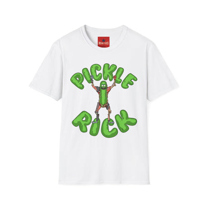 Pickle Rick T-Shirt — Funny Cartoon Pickle Character Tee for Fans & Gifts