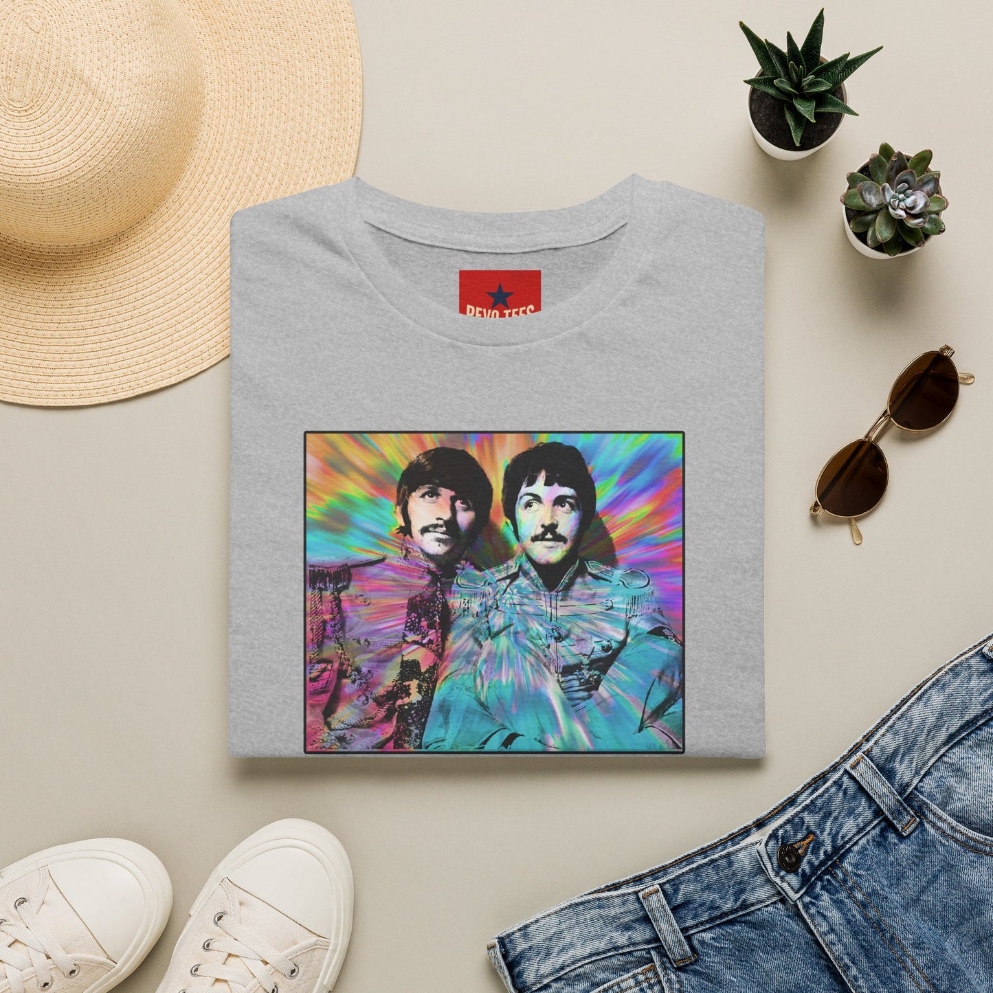 T-Shirt — Psychedelic Drum & Bass Band Portrait Tee