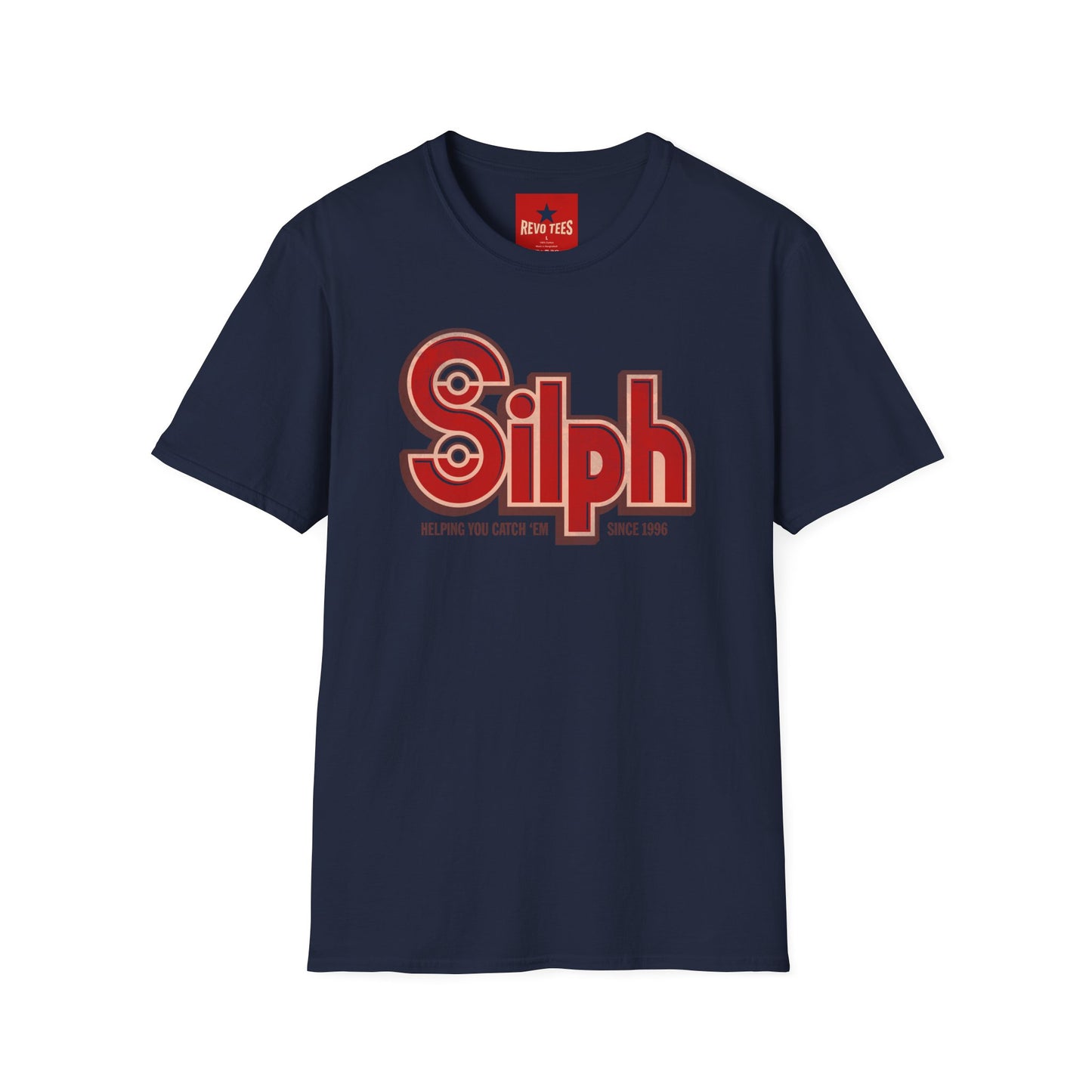 Silph Retro Logo T-Shirt — 'Silph: Helping You Catch 'Em Since 1996'