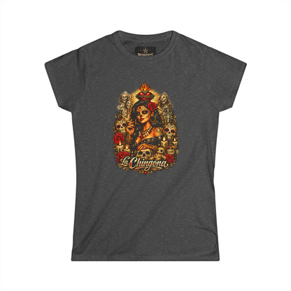 T-Shirt — La Chingona Day of the Dead Sugar Skull Tee
