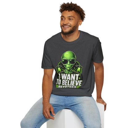 REVOTEES - I Want to Believe Alien T-Shirt