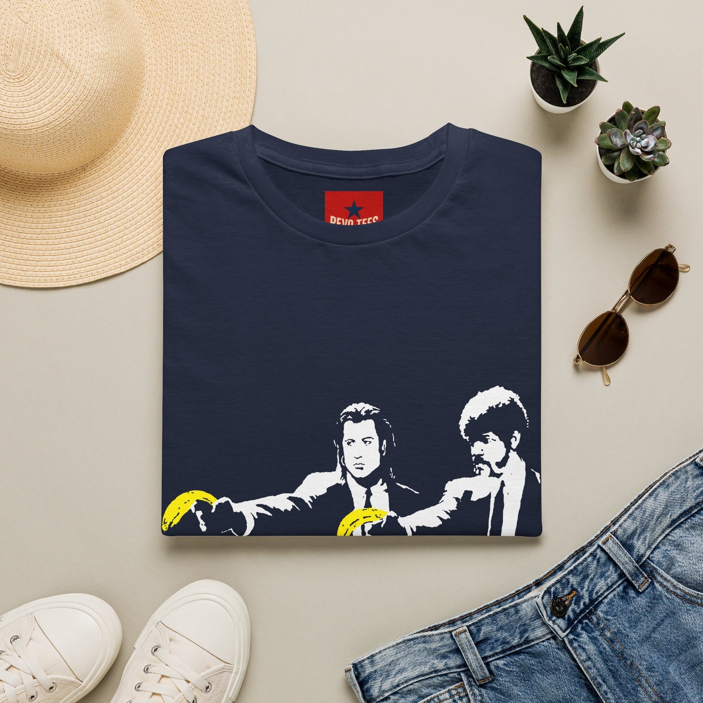 Banksy Pulp Fiction Banana Standoff T-Shirt