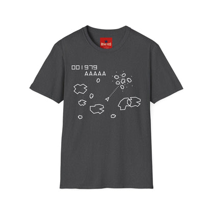 Retro Asteroids Arcade T‑Shirt — Vintage Space Shooter Gaming Tee