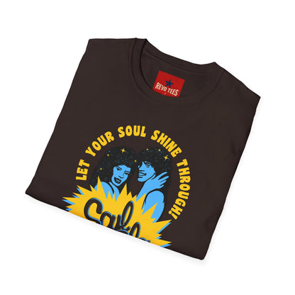Soul Glo Retro Tee — "Let Your Soul Shine Through" 80s-Inspired Graphic T-Shirt