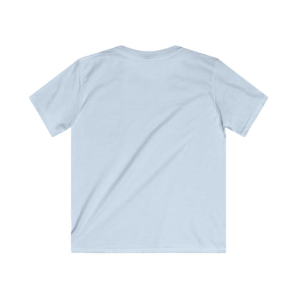 Kids Tee — Cute Pebble Penguin “REVOTEES” Colorful Logo