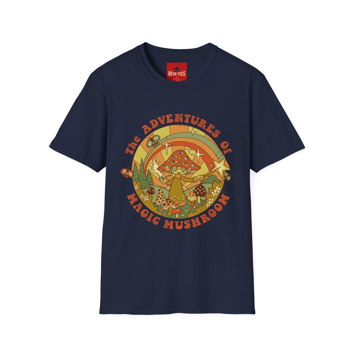 Psychedelic 'The Adventures of a Magic Mushroom' T-Shirt