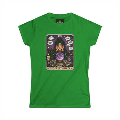 The Overthinker Tarot T‑Shirt — Women's Psychic Crystal Ball Tee