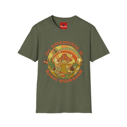 Psychedelic 'The Adventures of a Magic Mushroom' T-Shirt