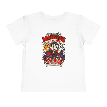 REVOTEES Toddler Monster In Training Tee — 'Vlad the Vampire' Halloween Kids Shirt