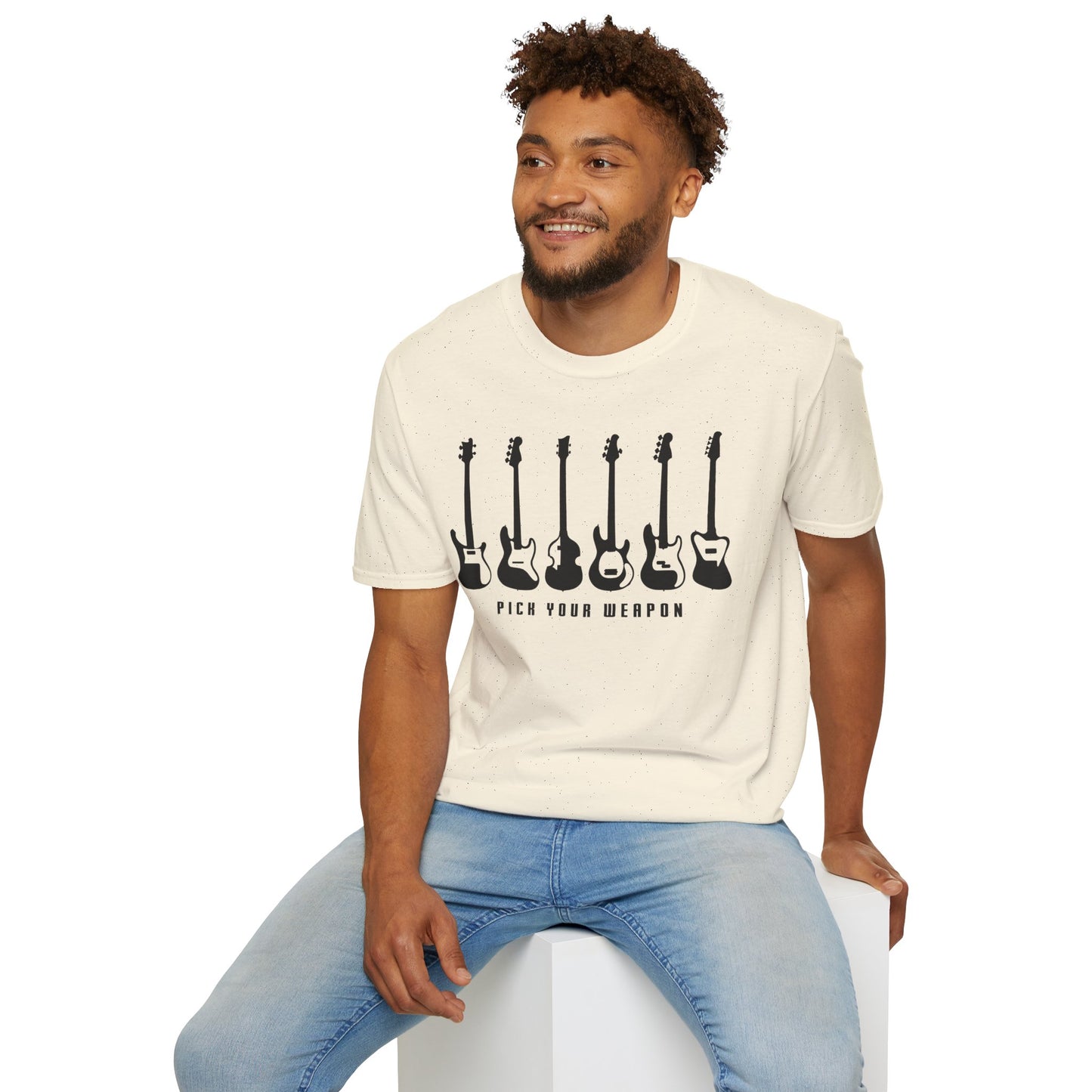Pick Your Weapon Bass Guitars - Unisex Softstyle T-Shirt