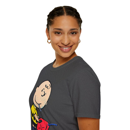 Banksy Novelty Cartoon Graphic T-Shirt — Naughty Charlie