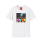 Pac‑City Arcade T‑Shirt — Retro Pixel Ghosts Crossing Graphic Tee