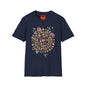 Retro Character Spiral T-Shirt — 80s Cartoon Cast Design