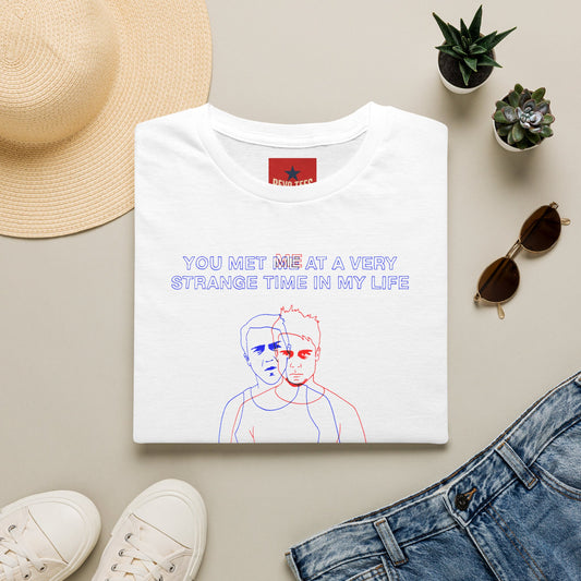 Vintage Doppelgänger Tee — "You Met Me at a Very Strange Time in My Life" Graphic T-Shirt