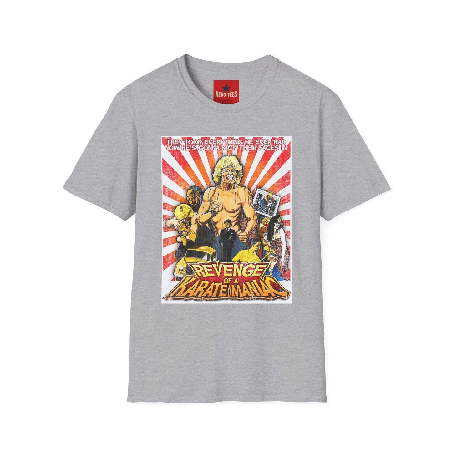 Revenge Karate Man T-Shirt — Retro Martial Arts Graphic Tee