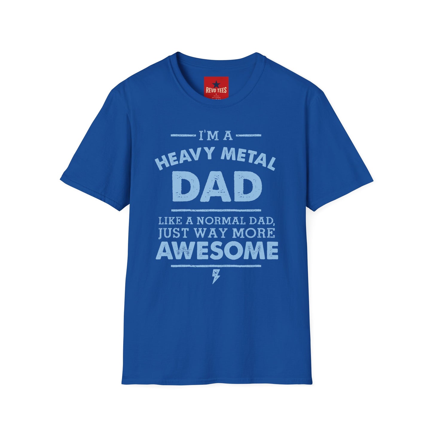 Heavy Metal Dad T-Shirt — "I’m a Heavy Metal Dad" Graphic Tee for Proud Fathers