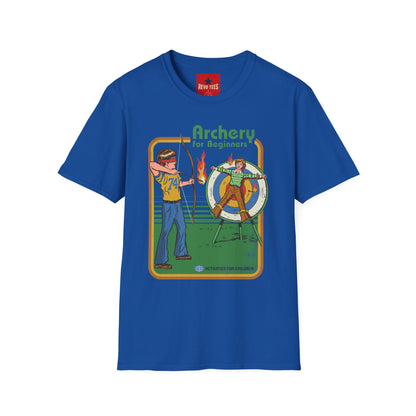 Archery for Beginners T-Shirt — Retro Kids' Archery Practice Graphic Tee