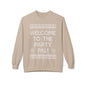 "Welcome to the Party Pal!" Holiday Ugly Sweater Design Crewneck Sweatshirt