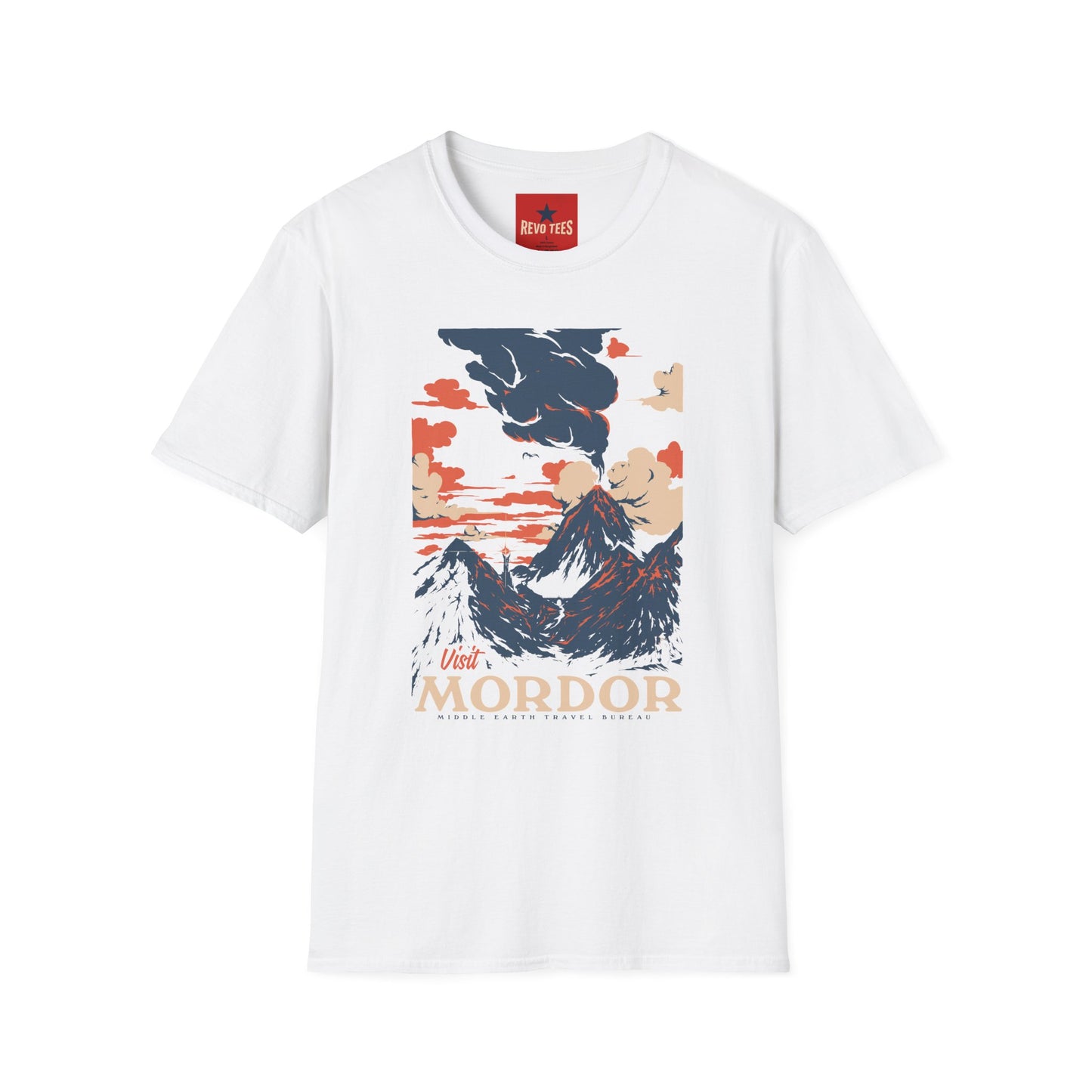 T-Shirt — Visit Mordor Vintage Travel Graphic Tee