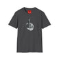 Graphic T-Shirt — Grayscale Middle Finger Design