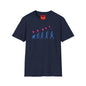 Evolution of Man Holding Balloon T-Shirt — Funny Retro Evolution Graphic Tee