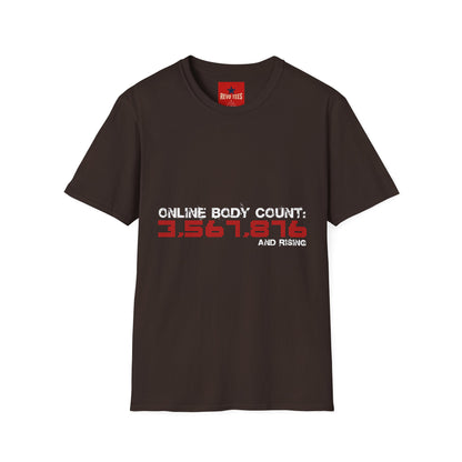 Online Body Count - Unisex Softstyle T-Shirt