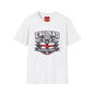 World Cup 2026 England Three Lions — Vintage Three Lions Flag Football Tee