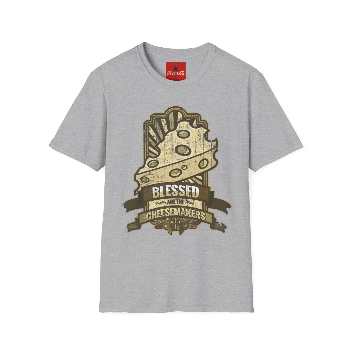 Blessed Cheesemakers T-Shirt – Retro Cheese Lover Tee