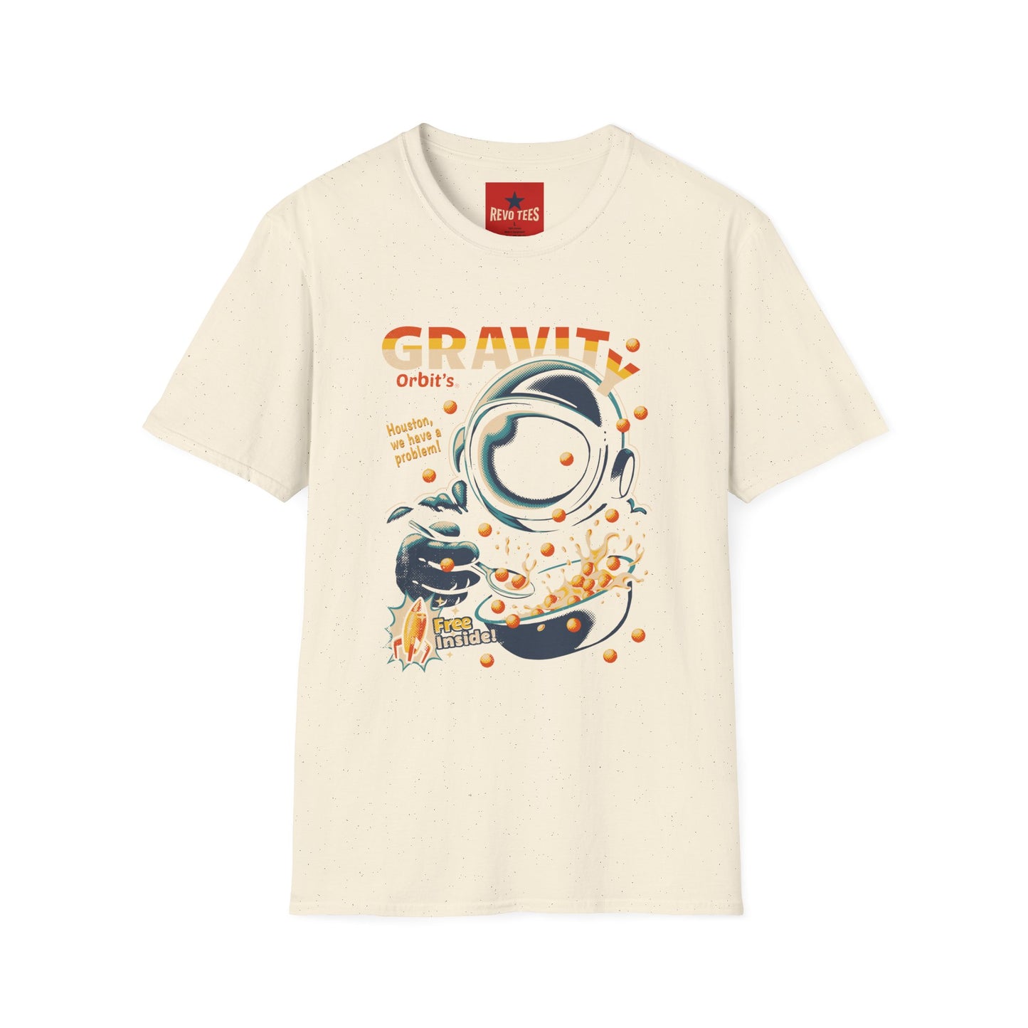 Gravity Orbit Astronaut T-Shirt — Retro Space Graphic Tee