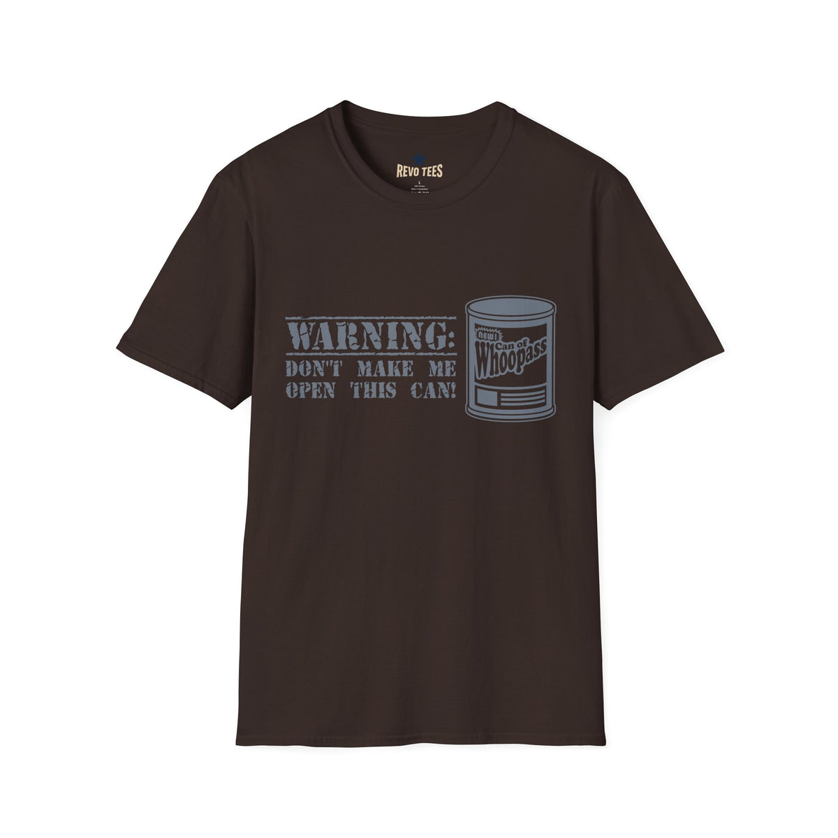 Revotees Warning Dont Make Me Open This Can Funny Whoopass Can Graphic T-Shirt - alternate view 6