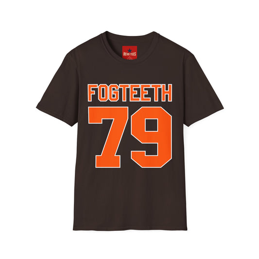 Revotees Fogteeth 79 Graphic Vintage Sports Jersey T-Shirt