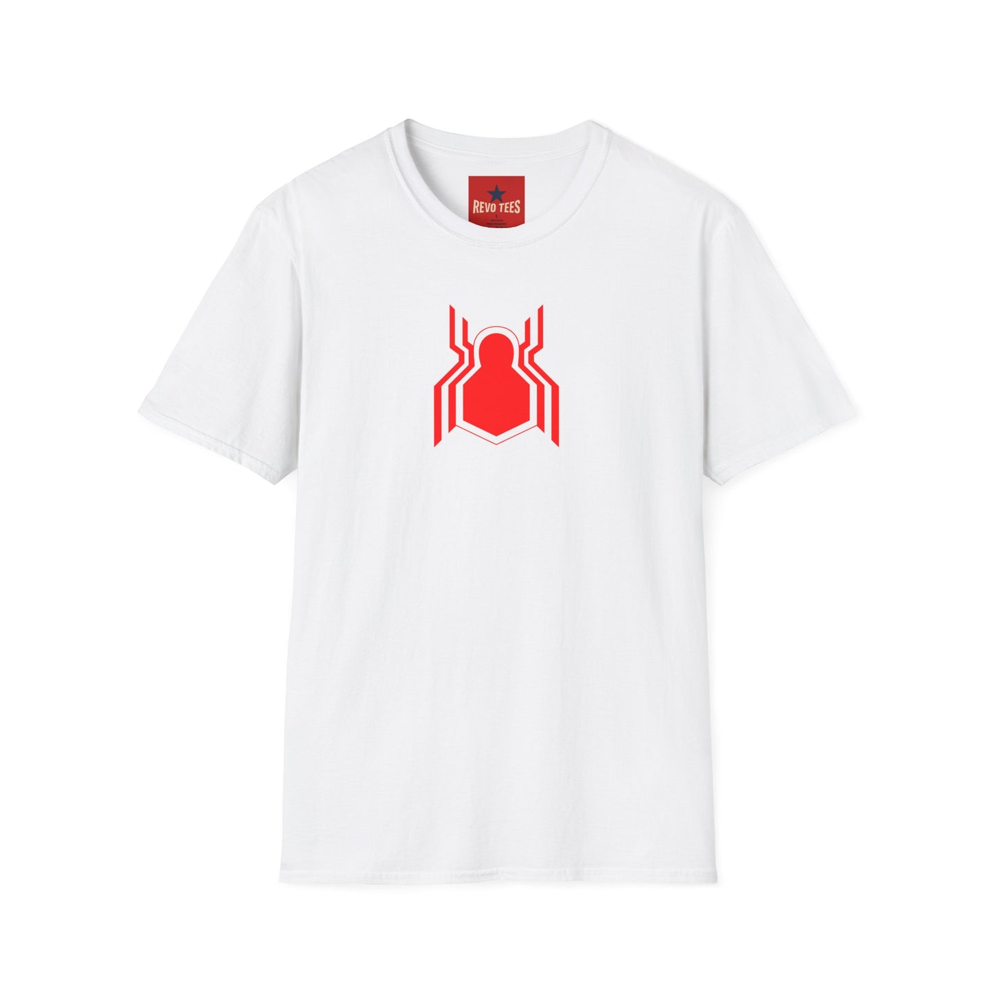 Spider Emblem T-Shirt — Minimal Red Spider Logo Tee
