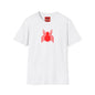 Spider Emblem T-Shirt — Minimal Red Spider Logo Tee