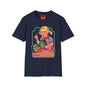 Retro Sewing Girl T‑Shirt — Vintage Crafting Graphic Tee