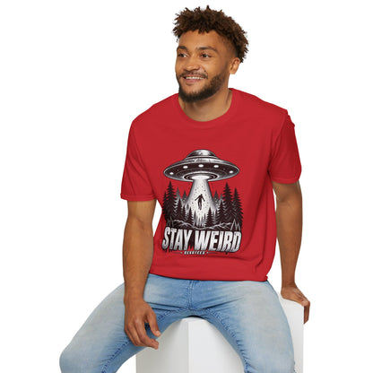 REVOTEES Stay Weird — Alien Abduction Graphic Tee
