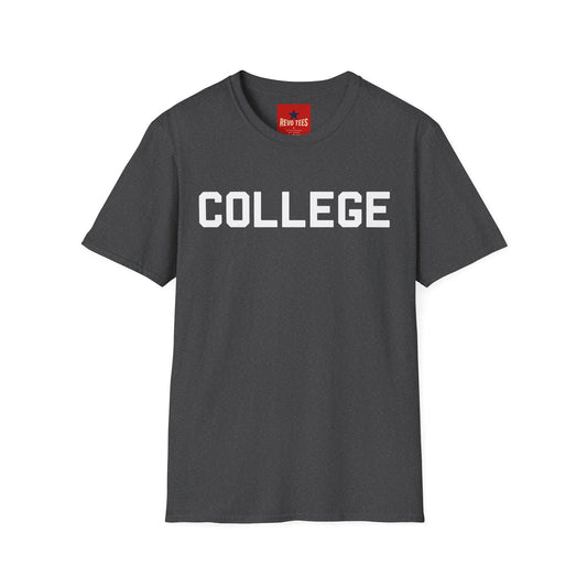 College Graphic T‑Shirt — Bold Campus Text Tee